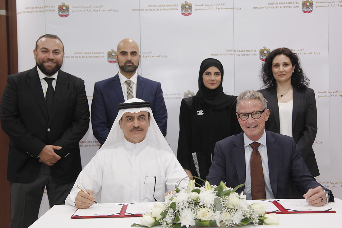 MOHAP signs two MoUs with Astrazeneca and Bayer to provide free medicines to patients with critical illnesses