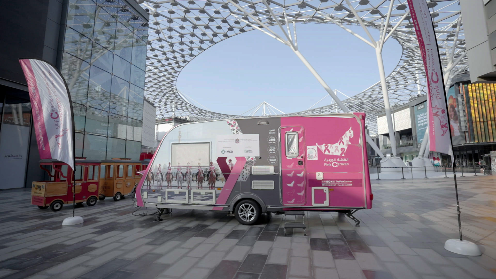 وزارة الصحة ووقاية المجتمع تنظم حملة توعوية للوقاية من سرطان الثدي بالتعاون مع القافلة الوردية