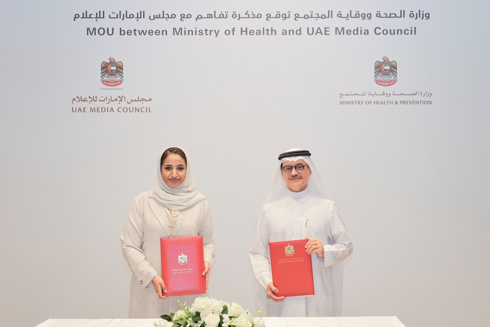 Ministry of Health and Prevention signs strategic partnership with UAE Media Council