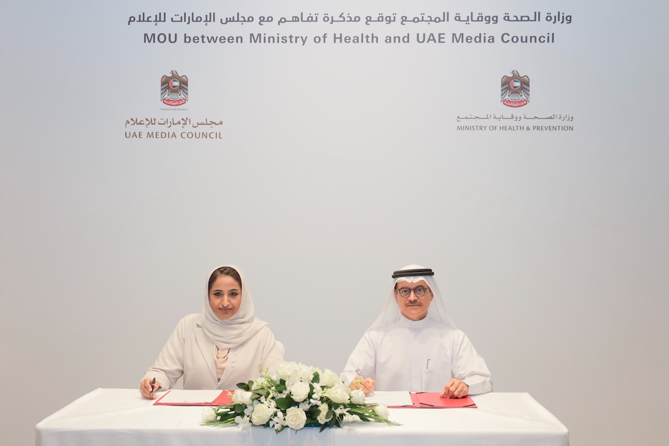 Ministry of Health and Prevention signs strategic partnership with UAE Media Council