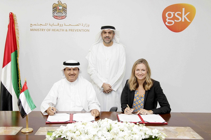 Ministry of Health and Prevention signs an agreement with GSK to ensure delivery of medical supplies during emergencies